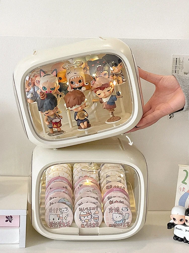 アクリル製透明階段式フィギュア  展示ラック：推しグッズ収納の空間効率と視認性を実現