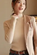 ニット 内搭 女性 秋冬 ハイネック 柔らかい 毛玉にならない おしゃれ