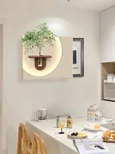 分電盤カバー 飾り絵 立体的 水栽培 観葉植物 LED隠し 高級感 砂岩 ウォールアート