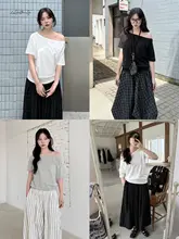 半袖Tシャツ レディース オフショルダー ワンショルダー 2WAY 快適な着心地 カジュアル 夏