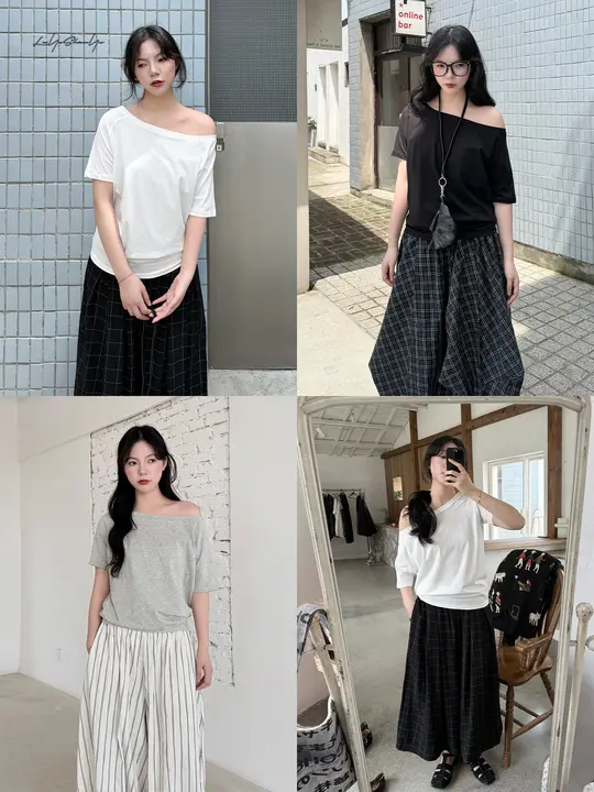半袖Tシャツ レディース オフショルダー ワンショルダー 2WAY 快適な着心地 カジュアル 夏
