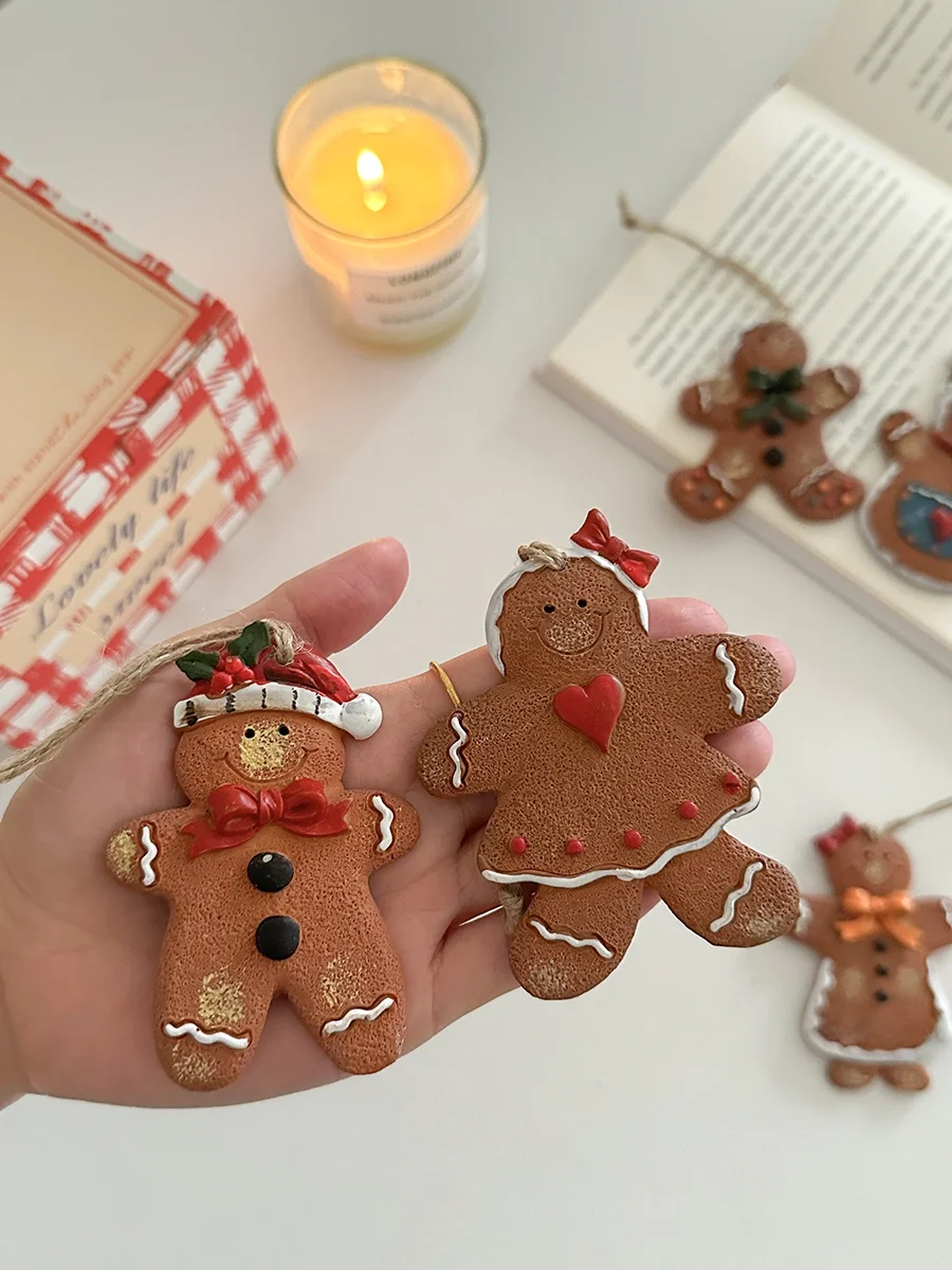 ジンジャーブレッドマン 装飾 吊るし飾り DIY クリスマスツリー用 製品ガイド