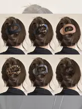 バイオリン型としても使える高級パドルクリップ【扁平デザイン・ヘアアクセサリー】