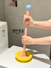 トイレ用強力吸盤トイレ排水口クリーナー