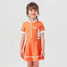 女の子用スカートタイプ競技水着【分体型・快適な着用感・ビビッドカラー】（セットアップ対応）