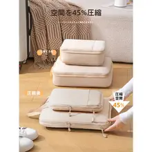 圧縮可能な旅行用衣類収納袋【スーツケース用・衣類・下着整理】