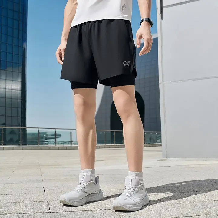 Xtep 夏用マラソン速乾ランニングショートパンツ【極上の柔らかさ・通気性・活動的】