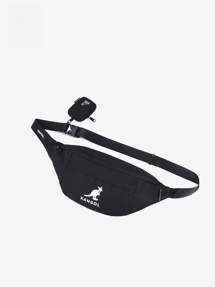 KANGOL 胸包：男女通用的水饺形多功能休闲背包设计解析