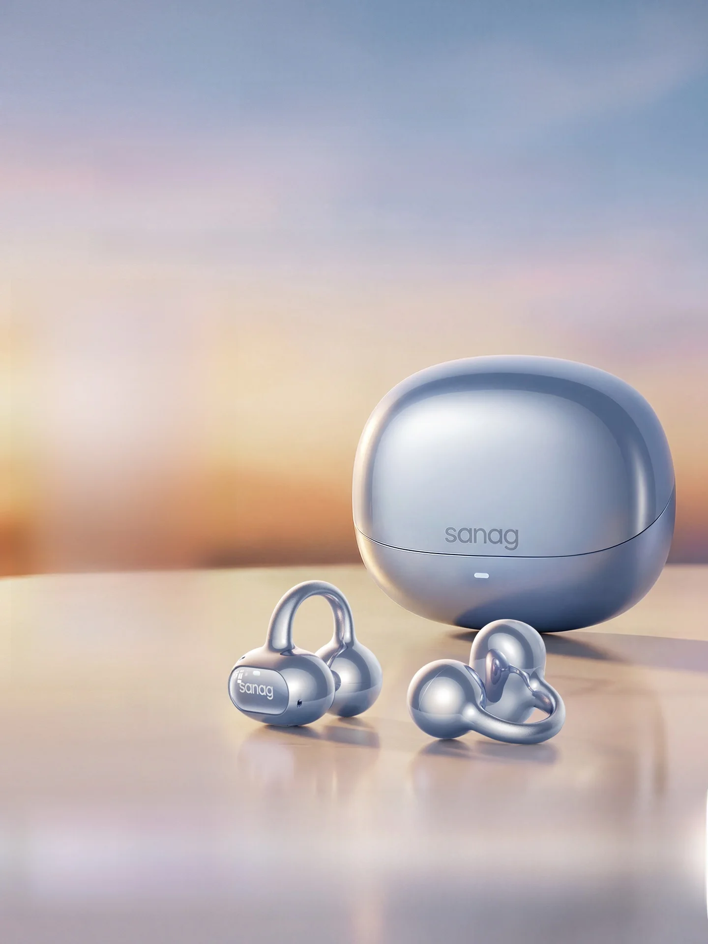 耳掛けタイプのBluetoothイヤホン S8S Ultra：AI機能と長時間使用に最適なオープン型ヘッドフォン