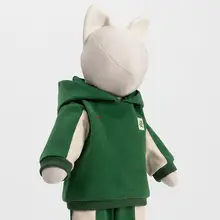 個性的な刺繍入りフード付きスウェット【キャラクター衣装・カジュアルデザイン】