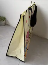 かわいいカートゥーンデザインの大容量防水編みバッグ【エコバッグ・ショッピング用・肩掛けタイプ】