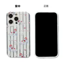 かわいいケーキガールデザインのスマートフォンケース【小米17Promax・15Ultra・Civi5対応・シリコン製・衝撃吸収】