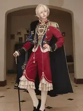 ゴシックスタイルのロリータ王子衣装【ヴィンテージデザイン・タイトフィット・長ズボン】（セットアップ対応）