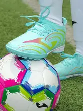 TF サッカーシューズ キッズ 男の子 人工芝用 碎釘 ソックス一体型 蓄光 トレーニング 試合 「Joma」