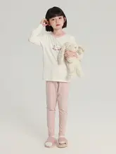 秋用 子供用快適なパジャマ【長袖・女の子・柔らかさ】（セットアップ対応）
