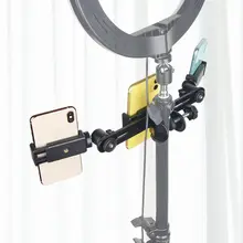 多機能スマートフォン延長スタンド【調整可能・固定クリップ・三脚式・複数デバイス対応】（セットアップ対応）