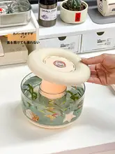 ミニ発光水槽【デスク用・エコボトル・金魚飼育対応】