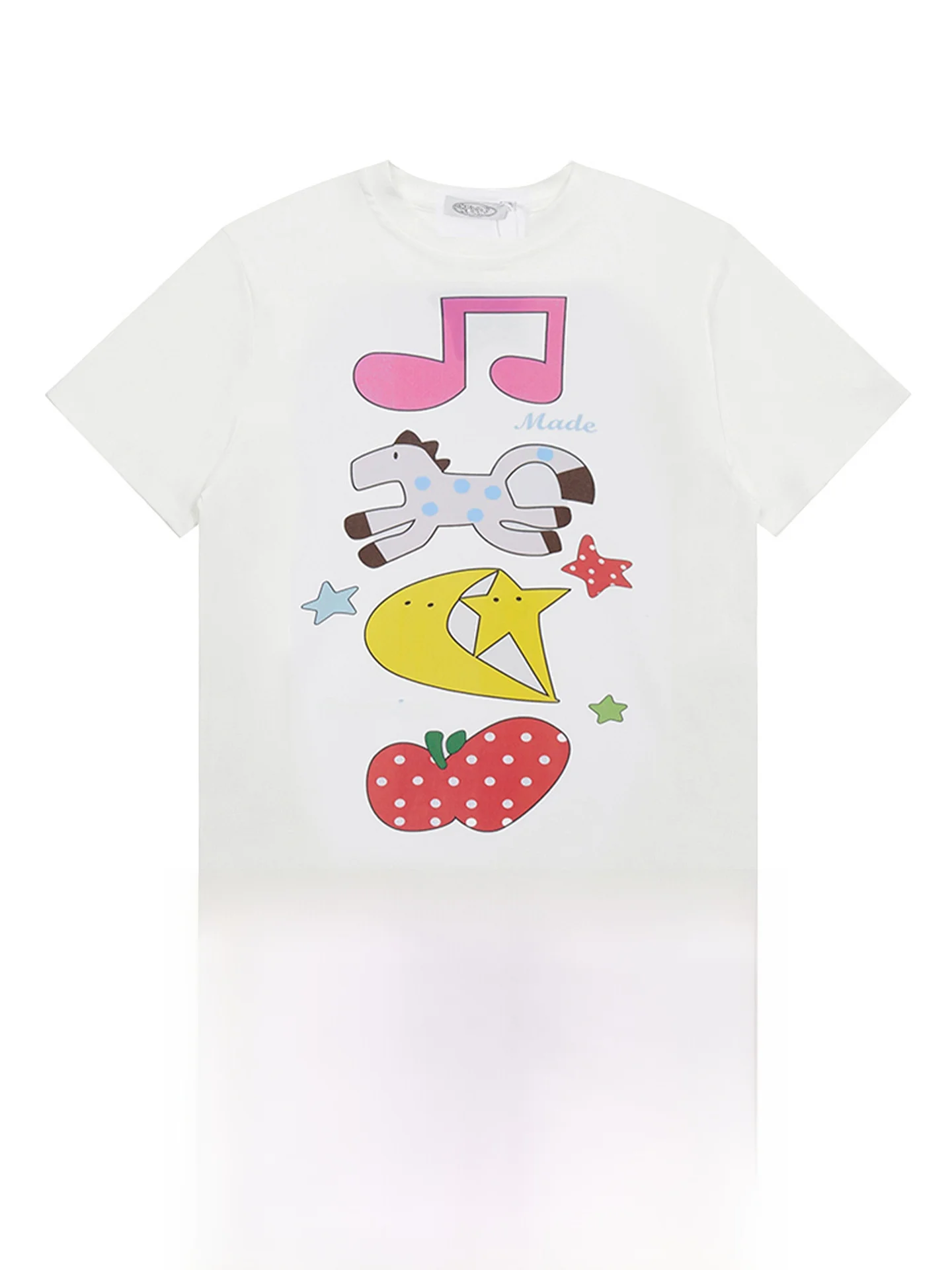 カジュアルなアニメプリント半袖Tシャツ：女性向け夏用の美式スタイルと実用性
