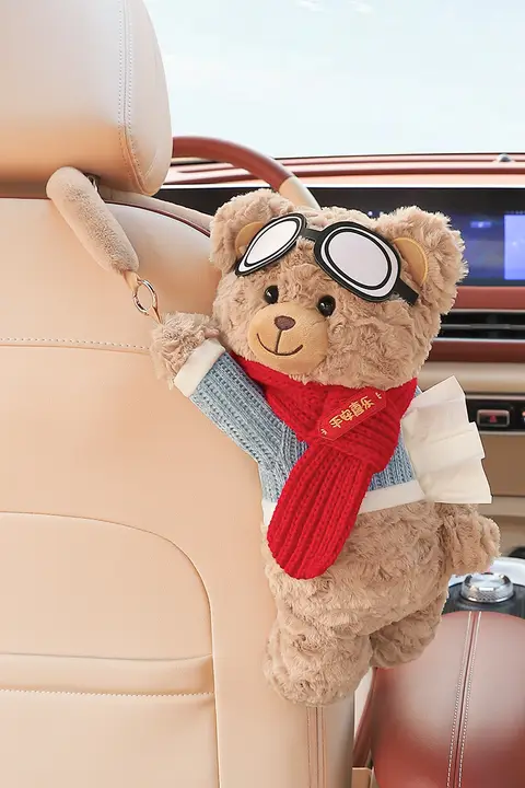 クリエイティブカー用ティッシュボックス【かわいいデザイン・掛け式・インテリアアクセサリー】