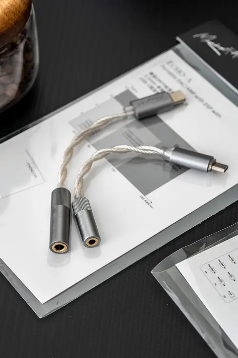 ポータブルDACアンプ ハイレゾ 3.5mm シングルエンド USB Type-C ECHOA 「Moondrop」