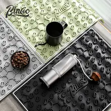 カウンターマット コーヒー 厚手 水切り 滑り止め デスク保護 タンパー収納 「Bincoo」