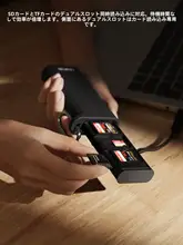 Ulanzi 多機能カードケース【SD/TF/SIMカードリーダー・USB3.1高速転送・スマートフォン・タブレット対応】
