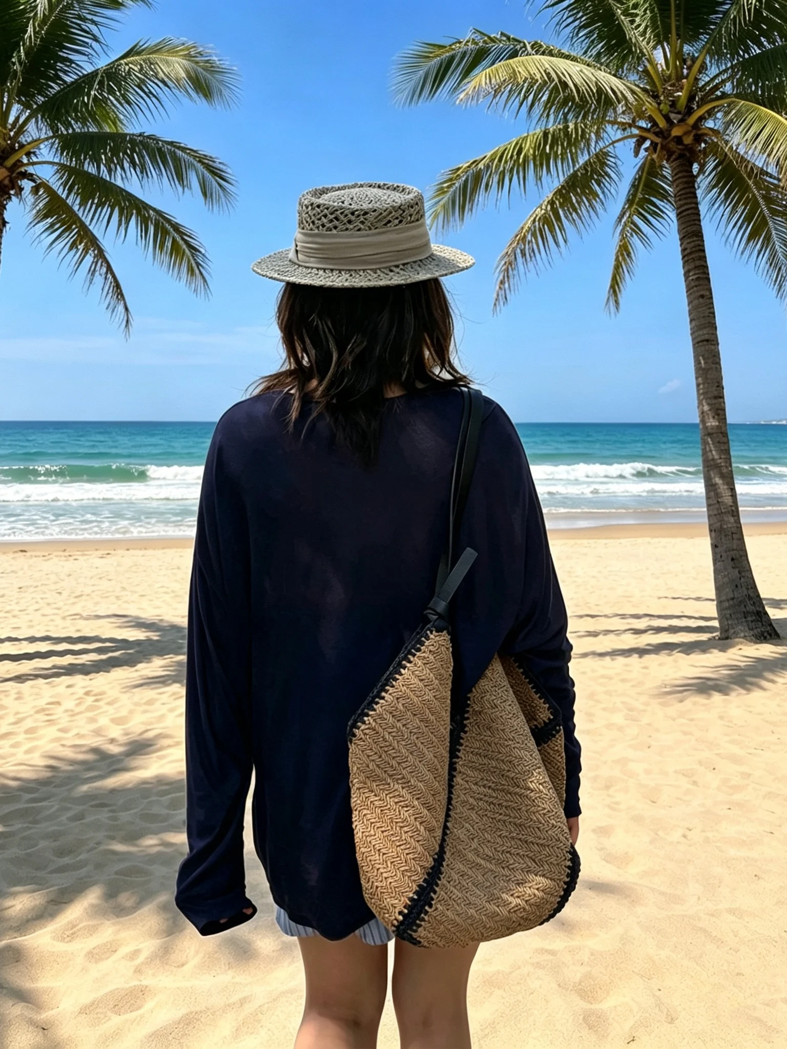 woven bag は本当に通勤に使えるのか？リゾート風草編みショルダーバッグが解決する日常の悩み