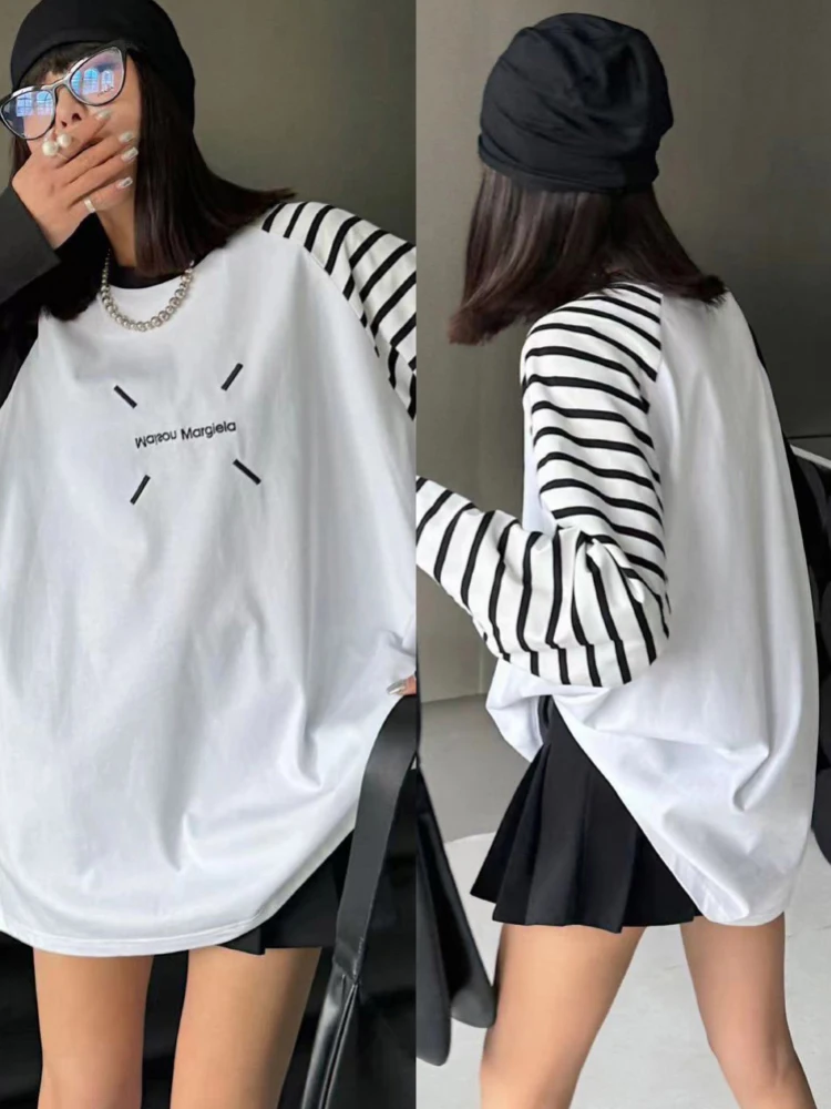 肩落ちデザインの長袖Tシャツ：モード系Tシャツとしての通勤風スタイルとは