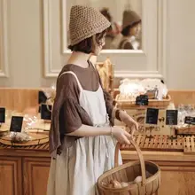 フリルデザインのレディース夏用ブラウス【甘美・レトロ・軽やか】