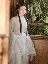 古風な大袖の女性用トップス【魏晋風・ルーズフィット・秋用】