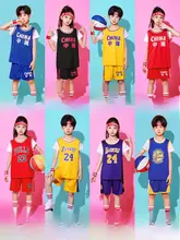 子供用バスケットボールウェア【男女兼用・ショートスリーブ・トレーニング・パフォーマンス用・小学生向け】（セットアップ対応）