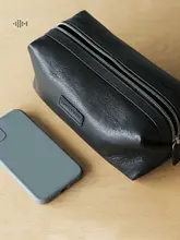 LANSPACE ファーストレイヤー牛革 収納バッグ