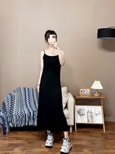 エレガントなデザインのノースリーブフレアドレス【長丈・体型カバー・夏用】（セットアップ対応）