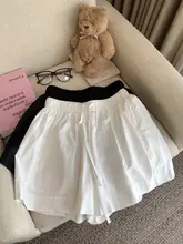 スタイルのウエストゴム抽绳ショートパンツ【夏用・シンプル・スリム効果・ルーズフィット】（セットアップ対応）