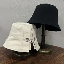 チェーンデザインのバケットハット【アウトドア・顔周りをカバー・ハイセンス】