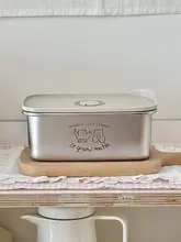 かわいいクマデザインのステンレス製保温弁当箱【フルーツ・密封容器】