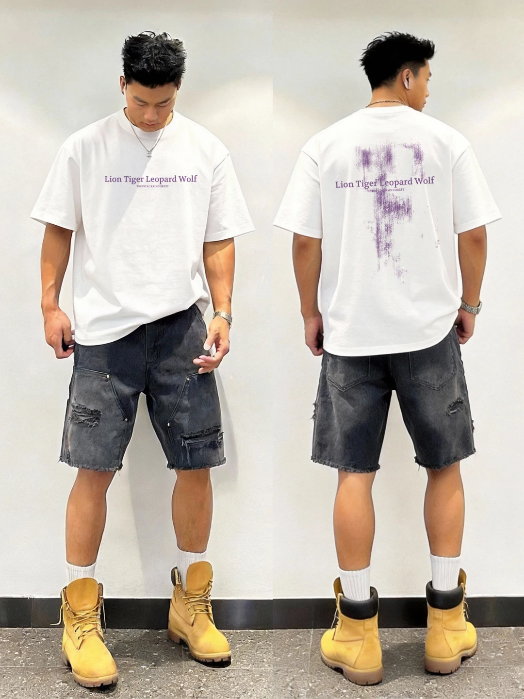 オーバーサイズのグラフィックTシャツ：短袖・コットン・カジュアル・夏用の実用性とデザイン特性