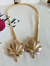 金属製のウエストチェーン レディースドレス用アクセサリー【エレガント・伸縮性・個性的】