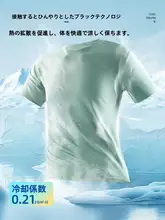 夏用クール感半袖Tシャツ【透湿・メンズ・カートゥーンデザイン・通気性・フレッシュ感】