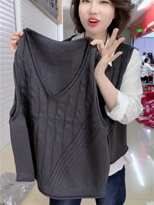 ファッショナブルなノースリーブカーディガン【極上の柔らかさ・Vネック・フィット】（セットアップ対応）