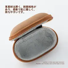 イヤホン収納ケース レザー 耐衝撃 耐摩耗 保護カバー