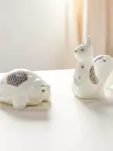 おしゃれな動物デザインの骨瓷インテリア小物【寝室やリビングに最適】