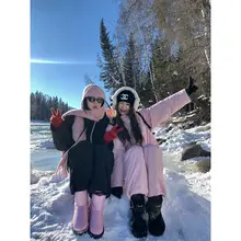 冬のスタイルに最適！カラーコンビネーションのフード付きコート＆パンツ【極上の柔らかさ・モダンデザイン】（セットアップ対応）