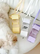 ペットボトル 犬 用 外出 便利 斜め掛け 飲水 器