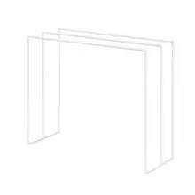 アイアン製 タオルハンガー【デスクスタンド・壁掛け不要・キッチン・バスルーム用】