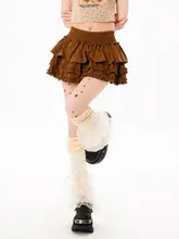 夏の小柄向けレイヤードフリルミニスカート【Aライン・華やかなデザイン】