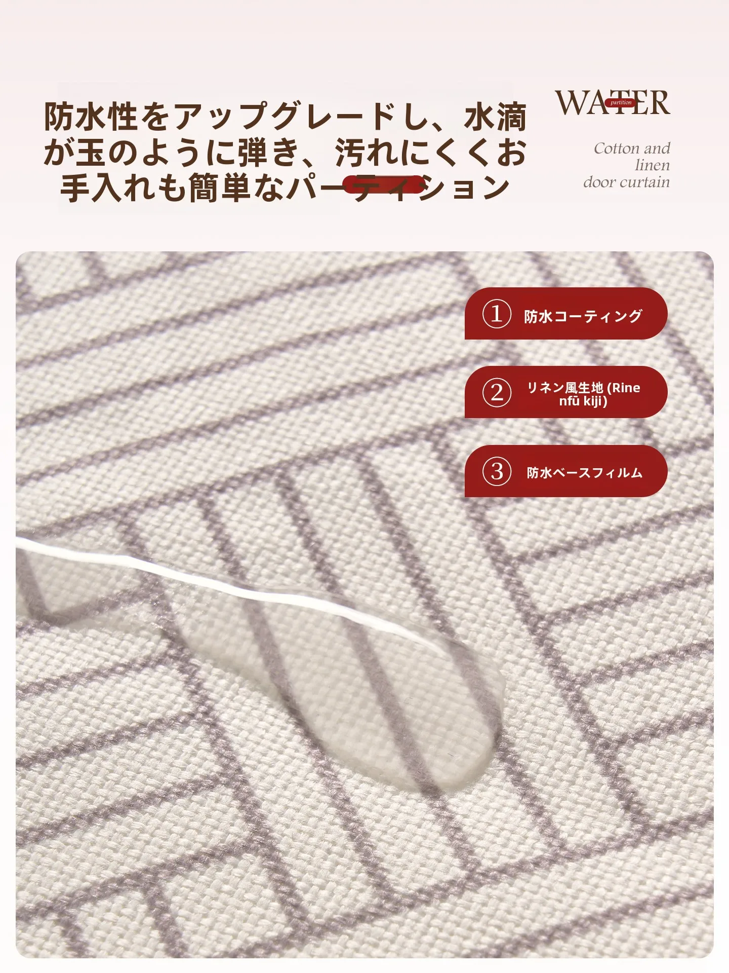 カートゥーンデザインの可愛いカーテン：アーチ風・半開き・防潮機能で暮らしを彩る