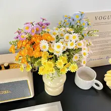小花束のデイジーとカモミールの造花【インテリア装飾・テーブル用・リビング用】
