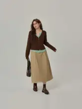ロングスカート レディース 大きいサイズ ぽっちゃり Aライン タック入り ウォッシュドコットン テクスチャー 着痩せ 春物