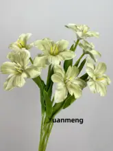 PU製 テクスチャー仕上げのブローニー チューリップ造花【室内飾り・油絵風花束】